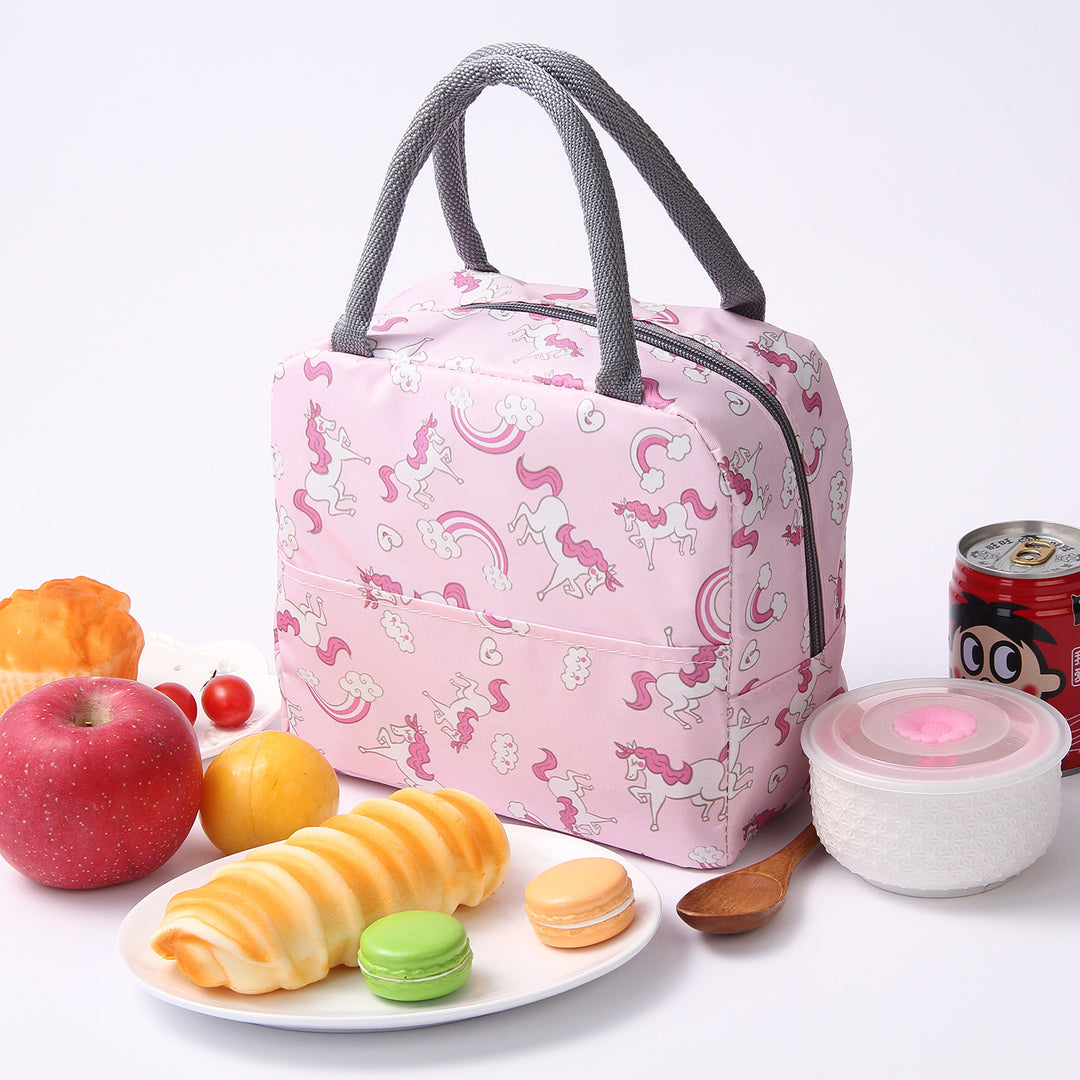 Stylische Blumen isolierte Lunch Tasche