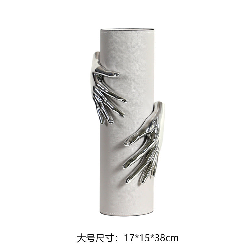 Moderne Skulpturale Handvase