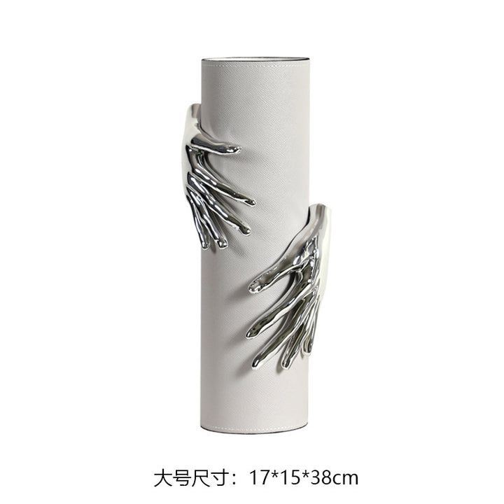 Moderne Skulpturale Handvase