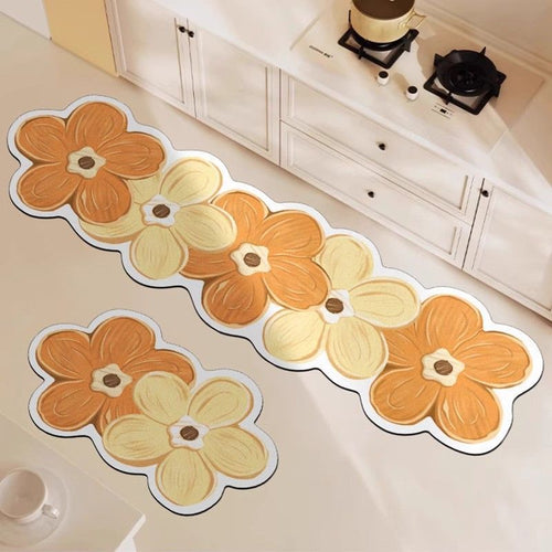 Floral Muster Dekorative Läufer Matte