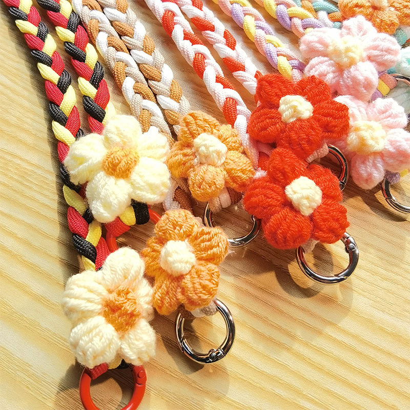 Gewebtes florales Muster Utility Lanyard Karnz