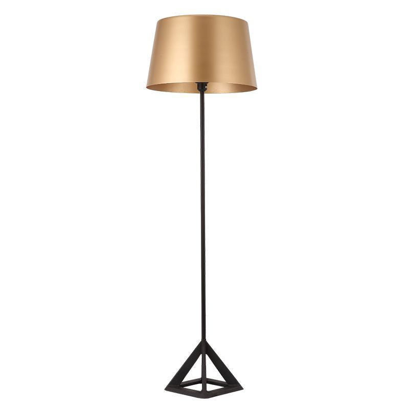 Elegante Tischlampe mit geometrischem Fuß