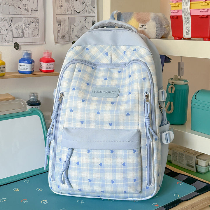 Multi-Funktionale Karierte Rucksack Karnz