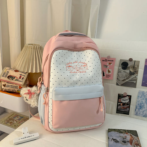 Niedlicher gepunkteter Rucksack