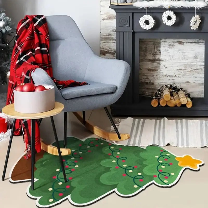 Festliche Weihnachtsmann-Themen Fußmatte für das Zuhause