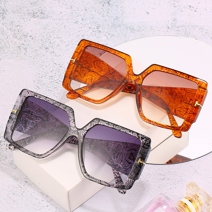 Einzigartige Oversized Geometrische Sonnenbrille Karnz