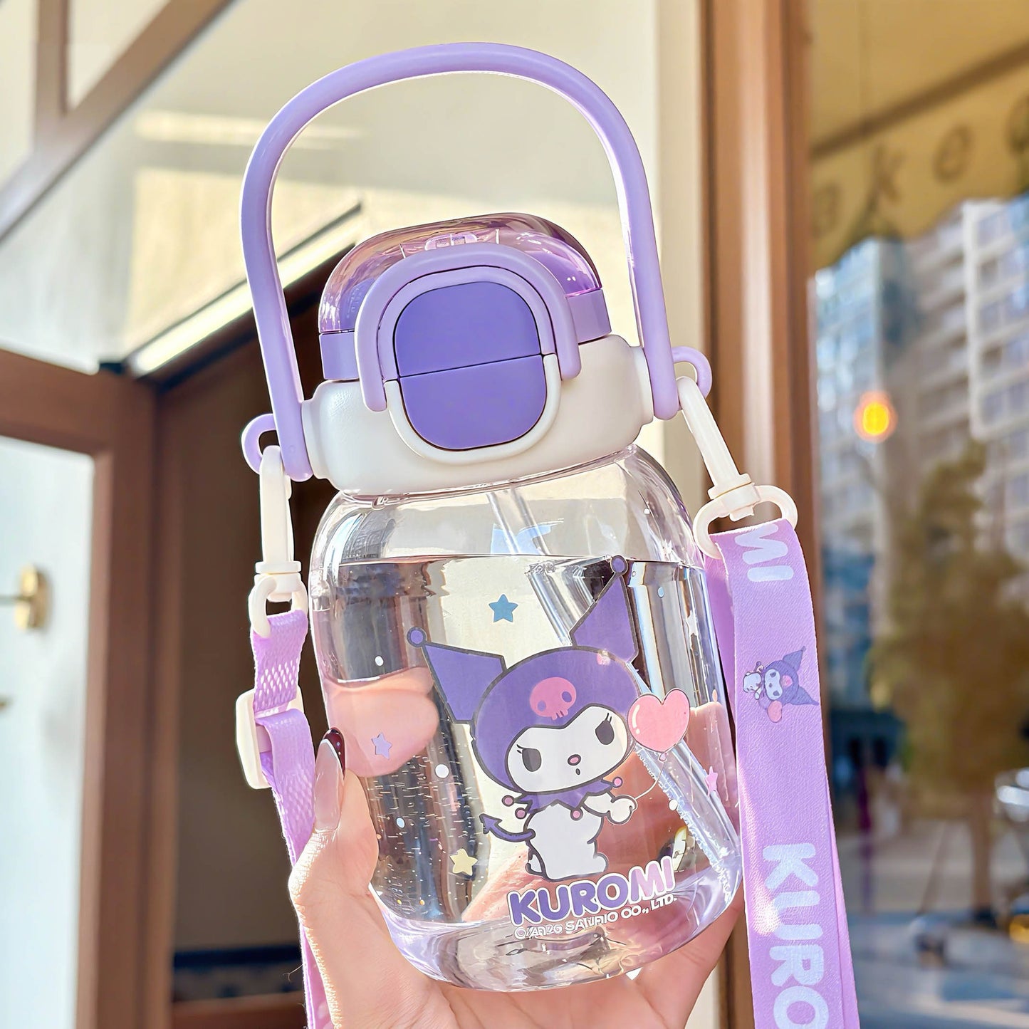 Damen Praktische Trinkflasche mit ergonomischem Griff Karnz