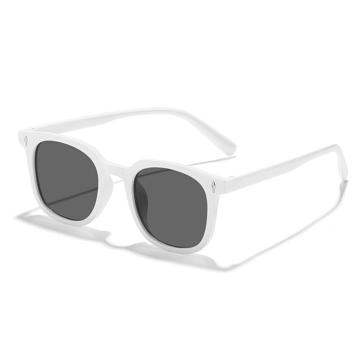 Damen modische Sonnenbrille mit transparentem Rahmen und UV-Schutz Karnz