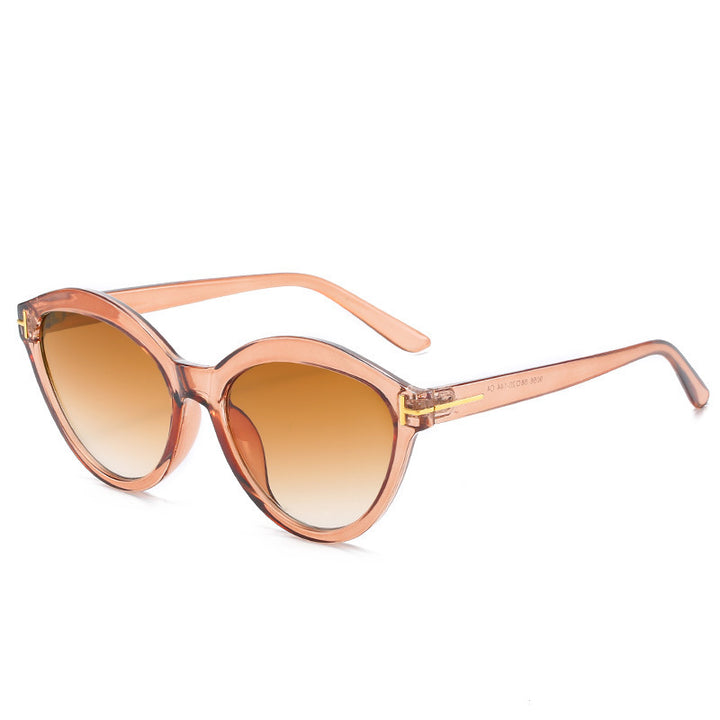 Elegante Übergroße Katzenaugen-Sonnenbrille Karnz