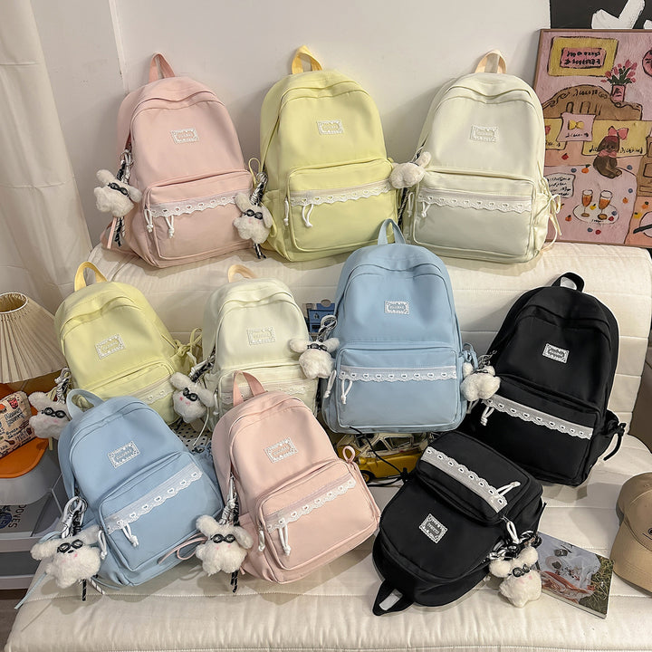 Stylischer kompakter Mini-Rucksack mit niedlichen Akzenten Karnz