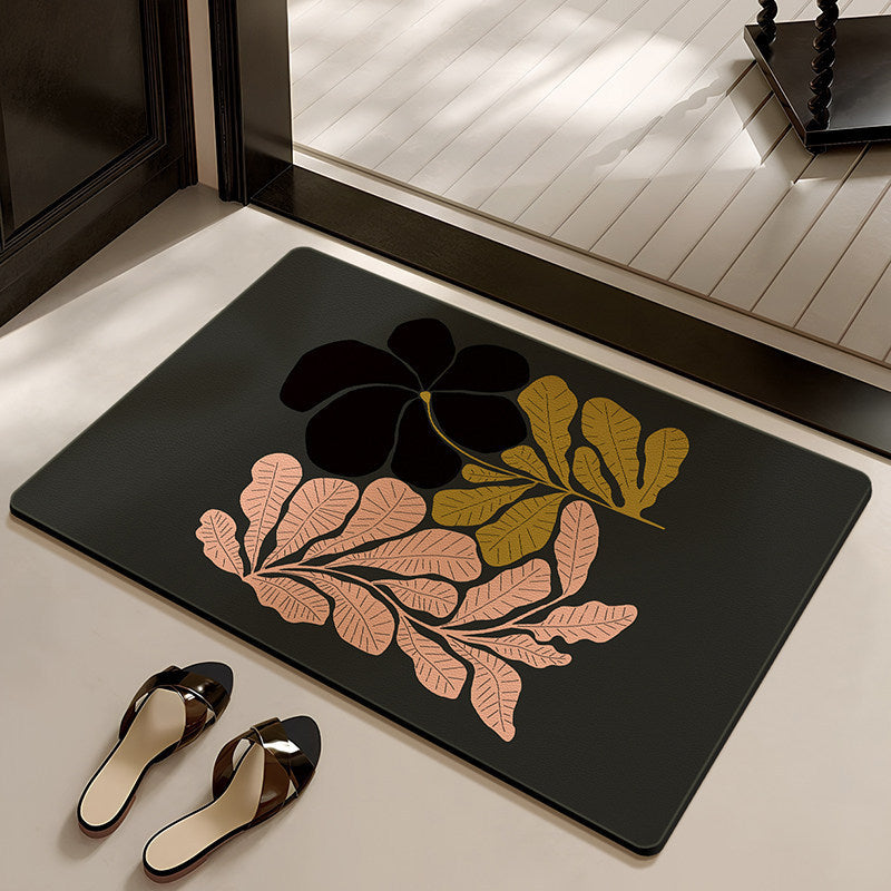 Stylische Blumenmuster Badezimmermatte