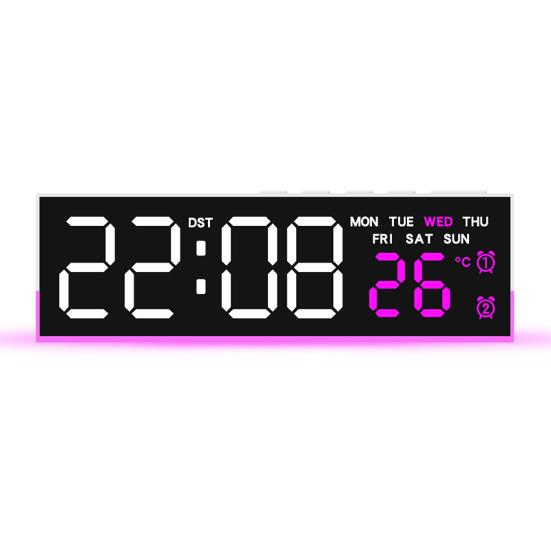 Digitaler Multifunktionaler LED-Wecker mit Temperatur- und Wochentagsanzeige Karnz