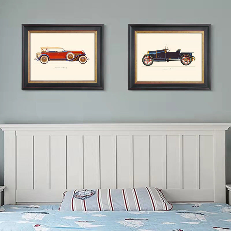 Vintage Auto Kunstdruck