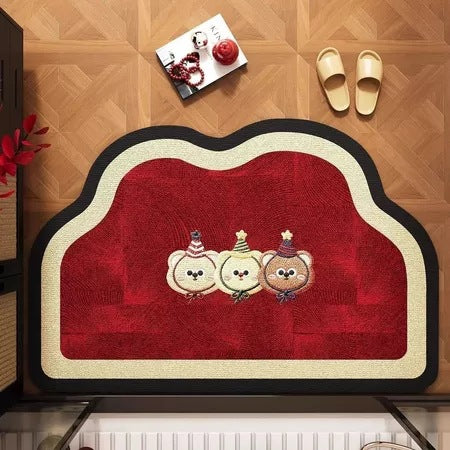 Plüsch-Katzen-Themen-Badevorleger