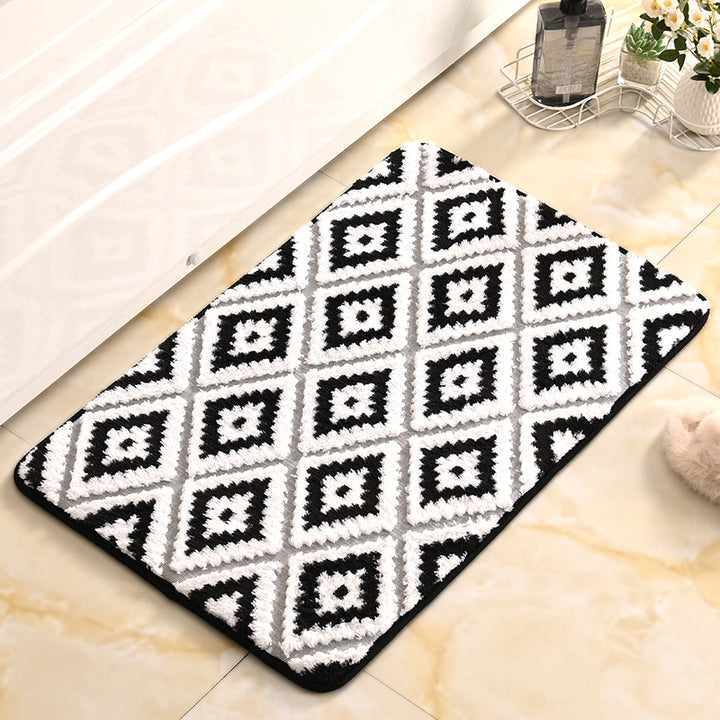 Diamant-Muster Weiche Badezimmermatte
