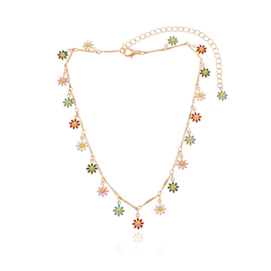 Floral Charm Necklace Karnz