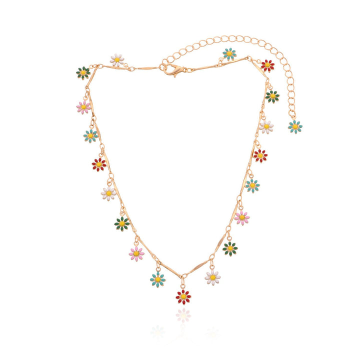 Floral Charm Necklace Karnz