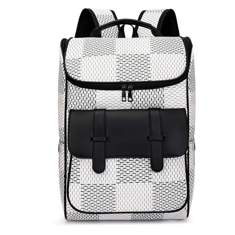 Moderner Texturierter Laptop-Rucksack
