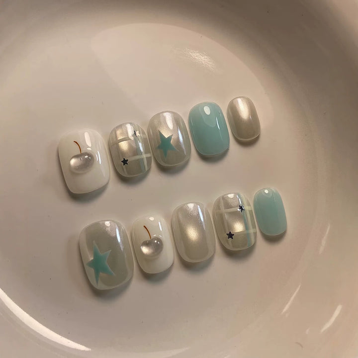 Künstlerisch Themen Druck-Nagelset