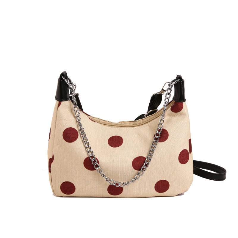 WoPolka Dot gemustertes Crossbody-Handtasche Karnz