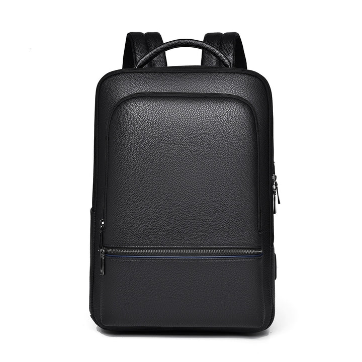 Schlanker Leder Laptop Rucksack Karnz