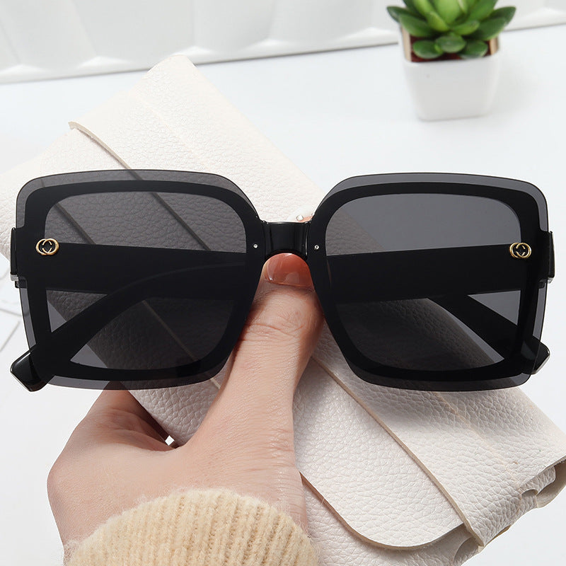 Damen oversized quadratische Sonnenbrille mit elegantem Rahmen Karnz