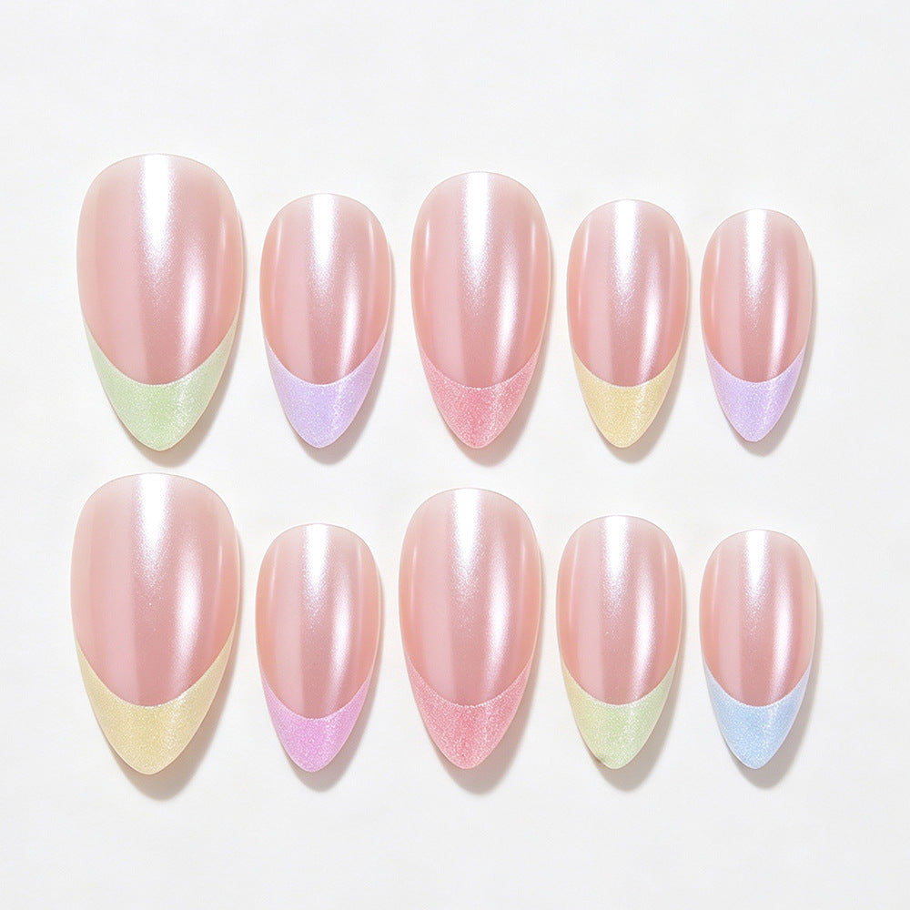 Gradient-Effekt Druck-On-Nagelspitzen Karnz