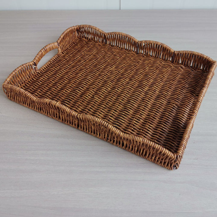 Elegante gewebte Servierplatte Karnz