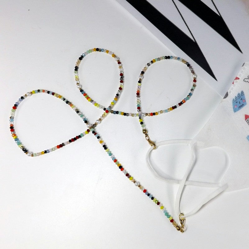 Verspielte Bead-Brillenkette Karnz