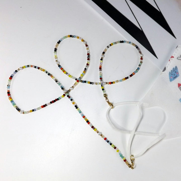 Verspielte Bead-Brillenkette Karnz