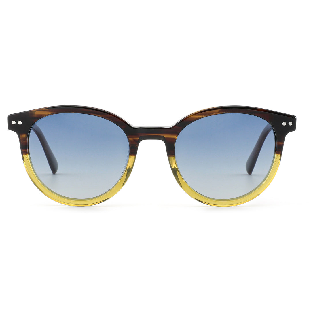 Damen stilvolle Rundschnitt-Sonnenbrille Karnz