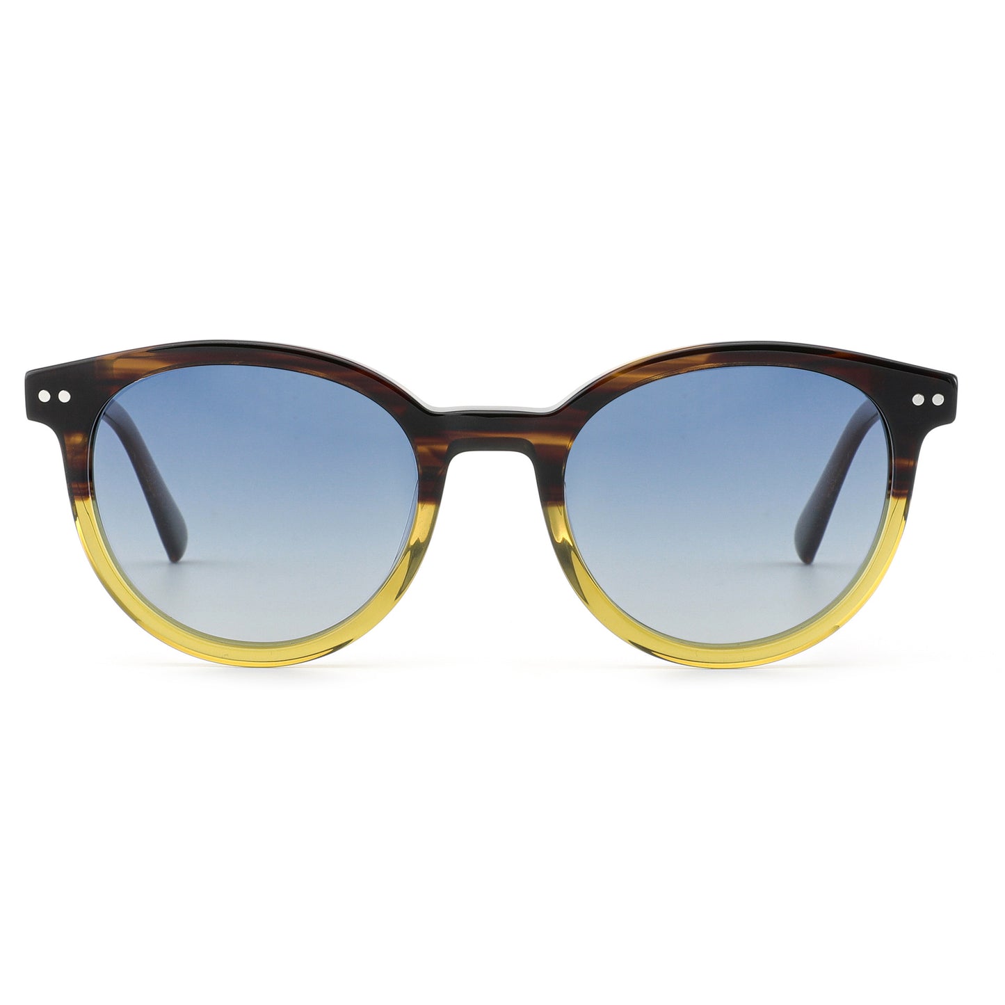 Damen stilvolle Rundschnitt-Sonnenbrille Karnz