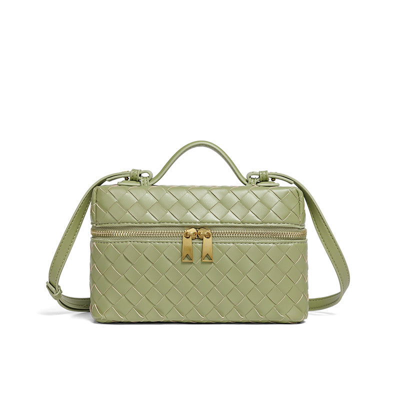 Gewebte Leder-Kosmetiktasche Karnz