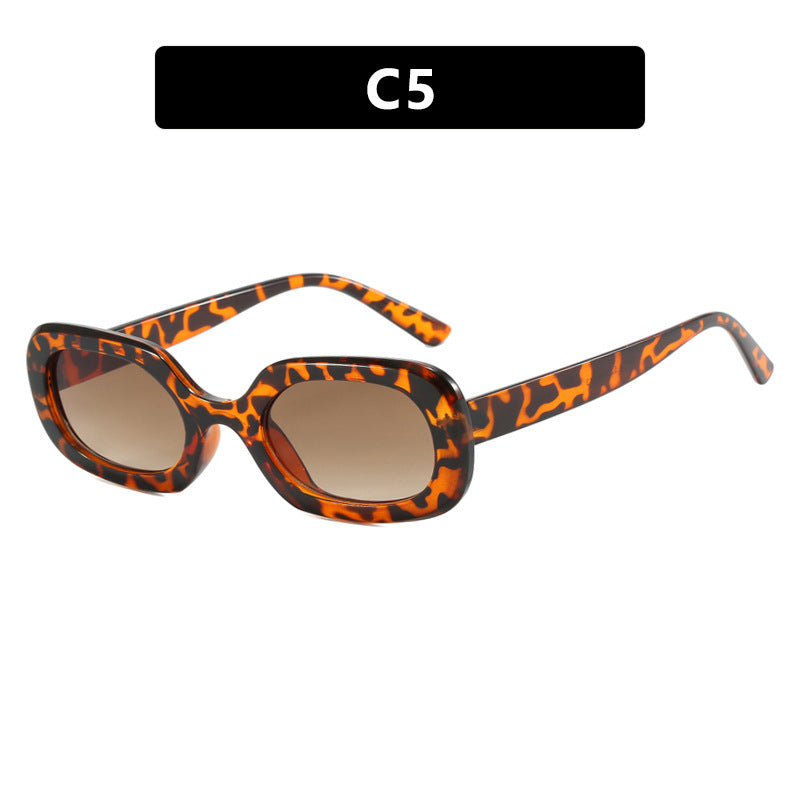 Damen oversized Sonnenbrille mit ausgefallenem Muster Karnz