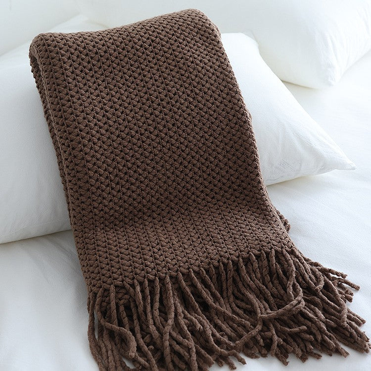 Chunky Strick Texturiertes Werfendecke