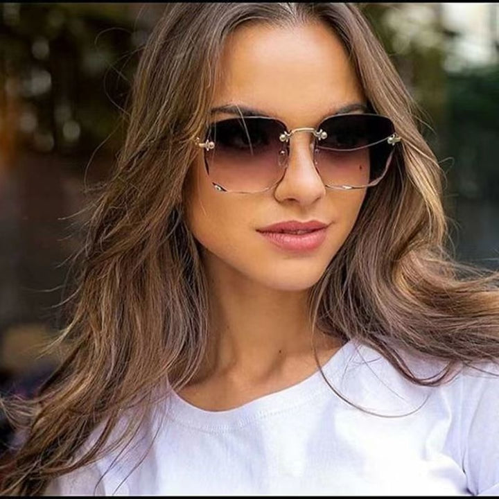 Statement Übergroße Quadratische Sonnenbrille Karnz