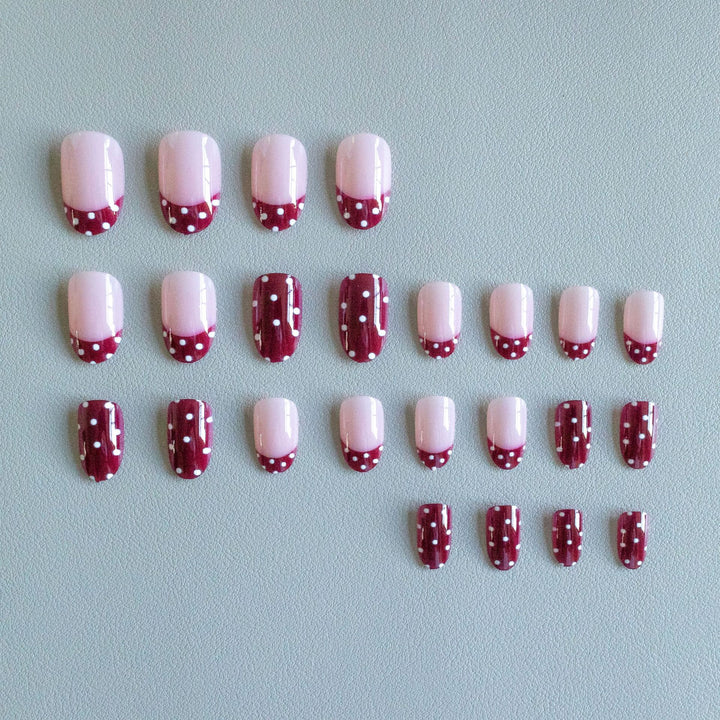 Elegantes Spitz-Acryl-Nagelkunst-Set