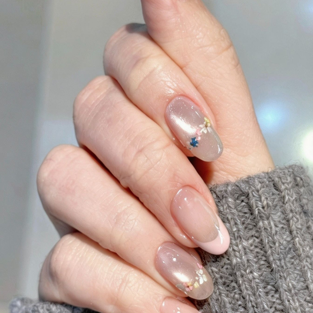 Verspielt Hase-Themen Press-On Nagelkunst Set Karnz