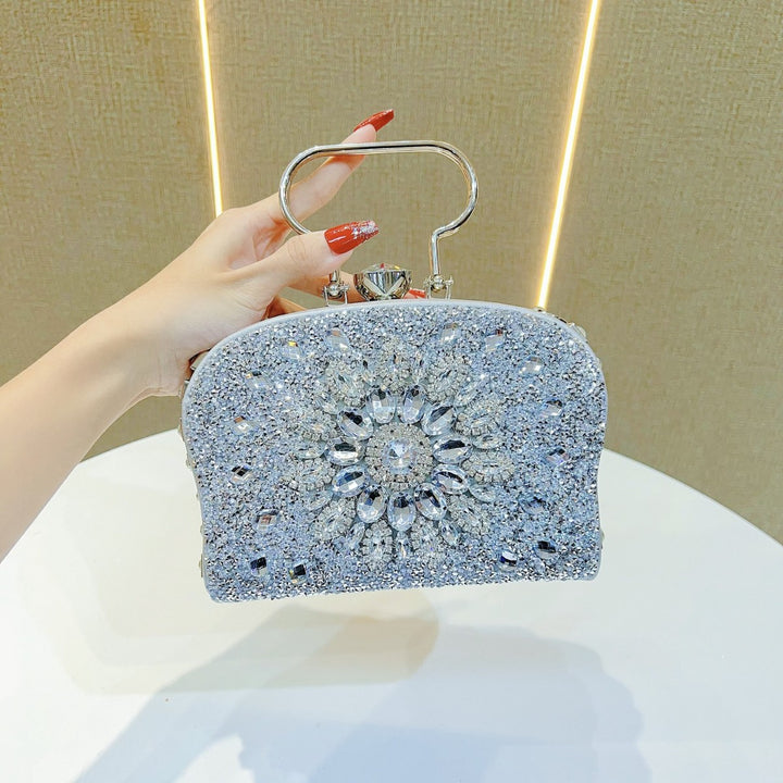 Elegante Perlen Abendtasche