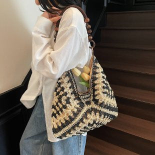 Handgefertigte Häkel-Hobo-Tasche Karnz