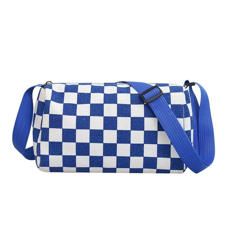 Stylische Schachbrett-Crossbody