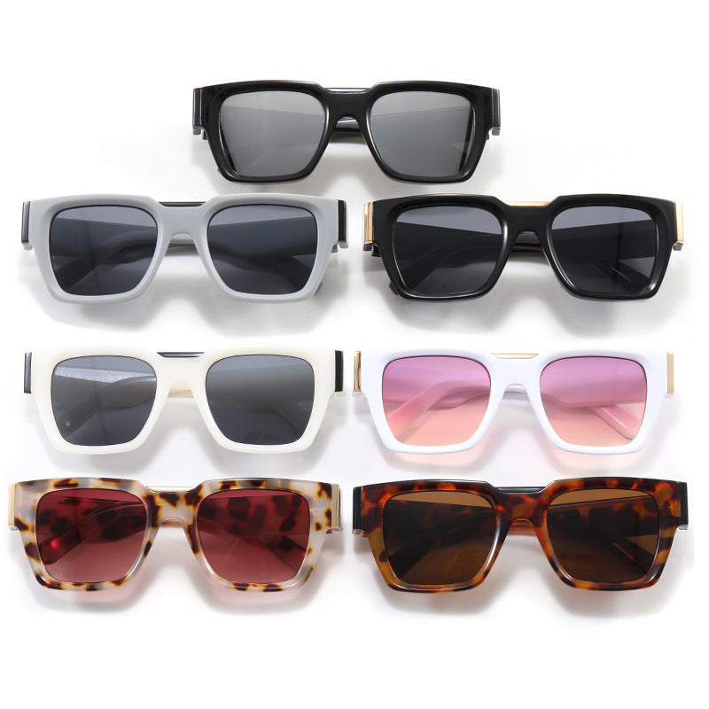 Damen stilvolle quadratische Sonnenbrille mit polarisierten Gläsern Karnz