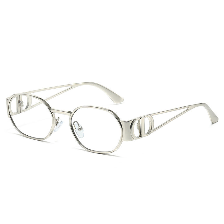 Moderne elegante ovale Sonnenbrillen Karnz