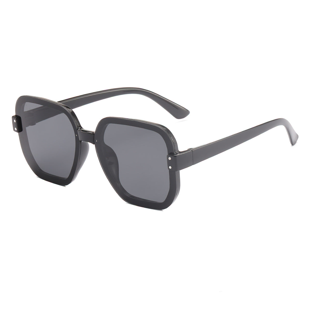 Damen modische quadratische Sonnenbrille mit gradienten Gläsern Karnz