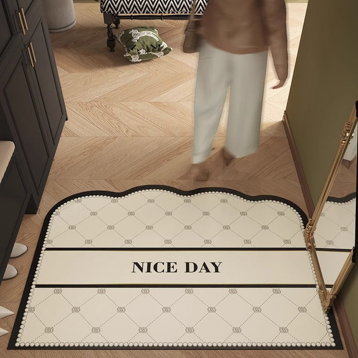 Elegante Botanische Design Komfortmatte für Zuhause