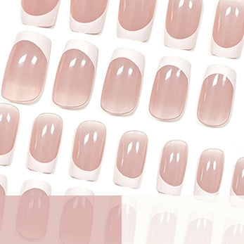 Klassisches Französisches Nageltip Acrylset Karnz