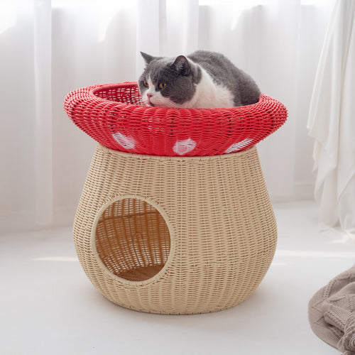 Katzenbett mit integriertem Schlafplatz Karnz