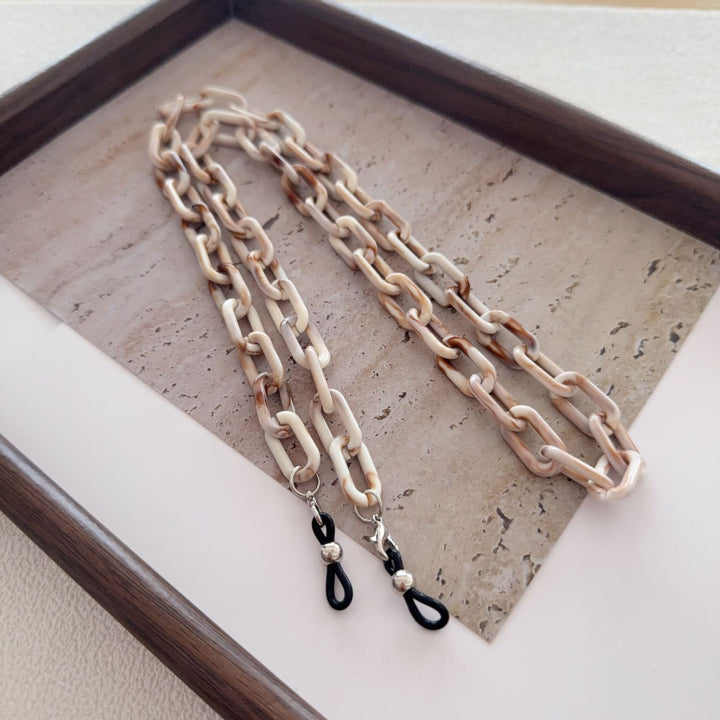 Stylische Acryl-Brillen-Kette Karnz