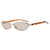 Damen elegante Sonnenbrille mit schützendem UV-Filter und schmalem Rahmen Karnz