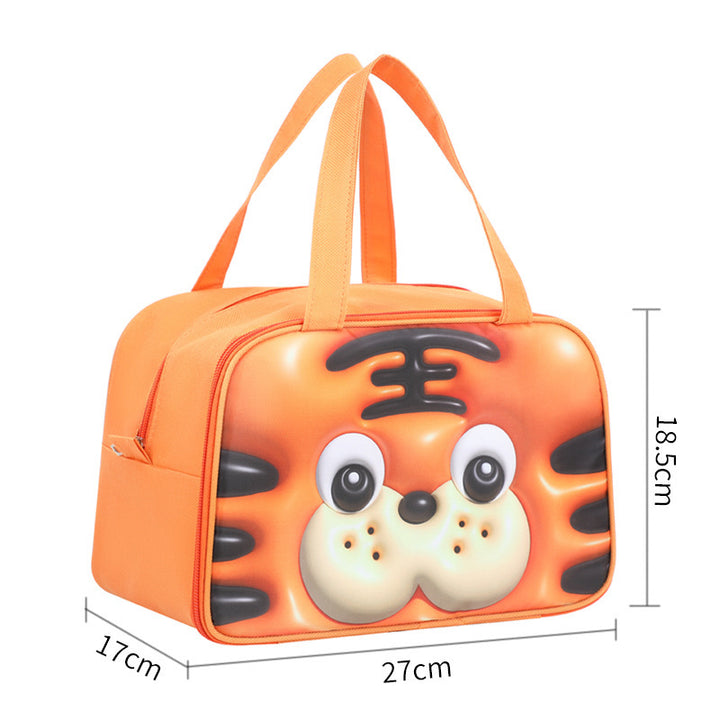 Isolierte Lunch-Tasche mit lustigem Pinguin-Design